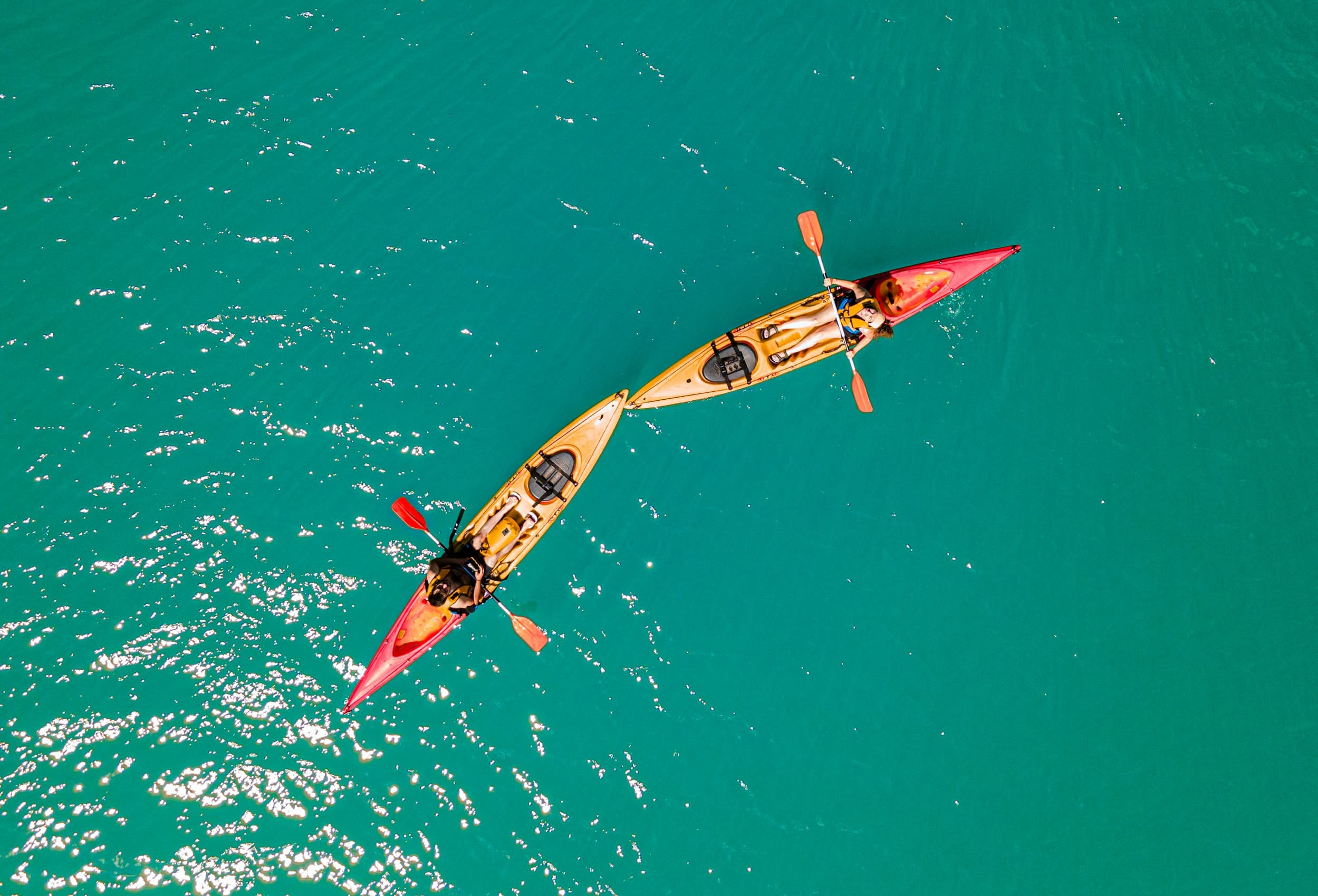 Kayaks during your travel stay